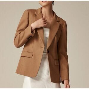 J. Crew Camel Brown Tailored Blazer